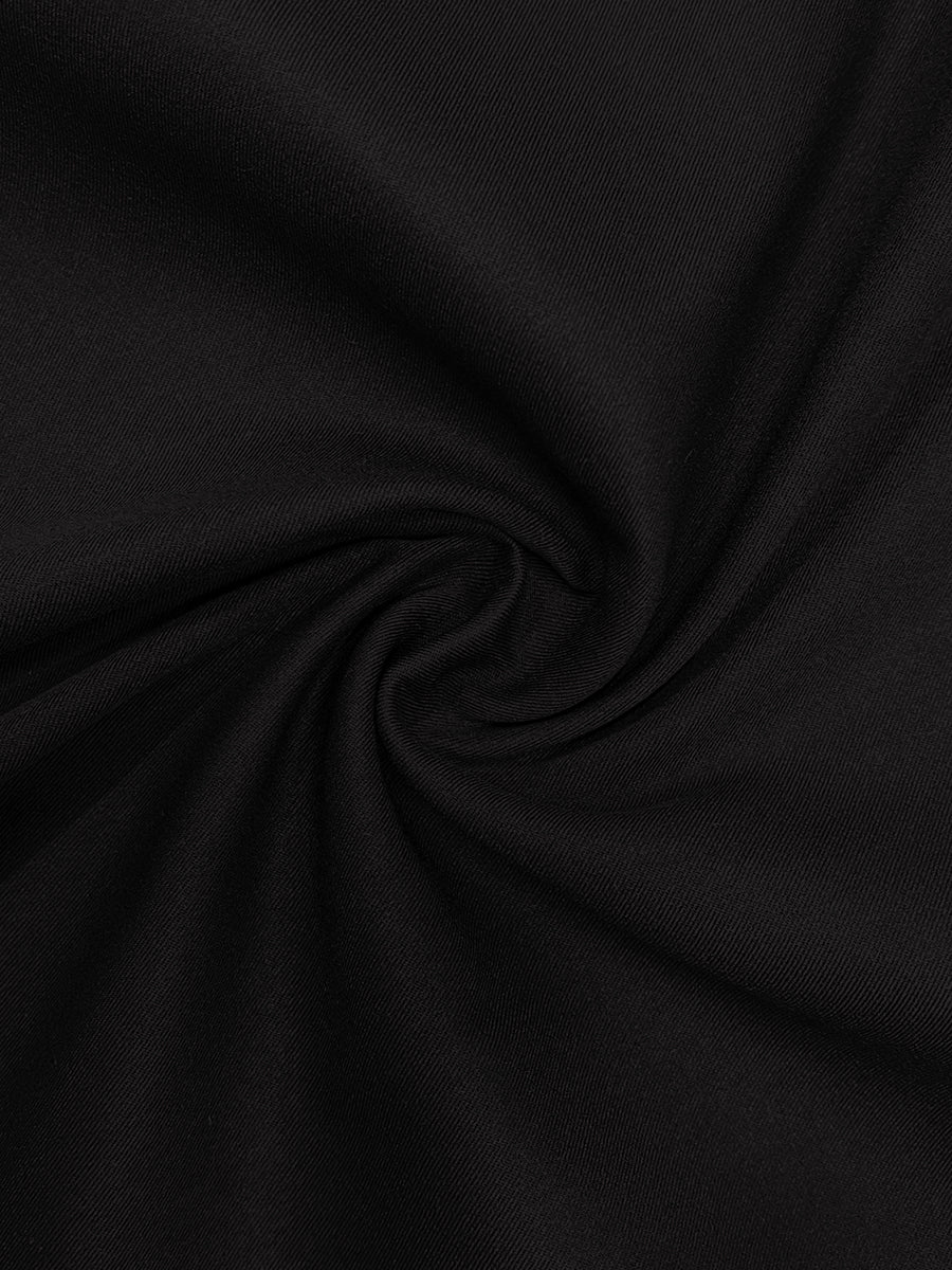 Solid Color Pleated Wide Pants Wide Leg Pants