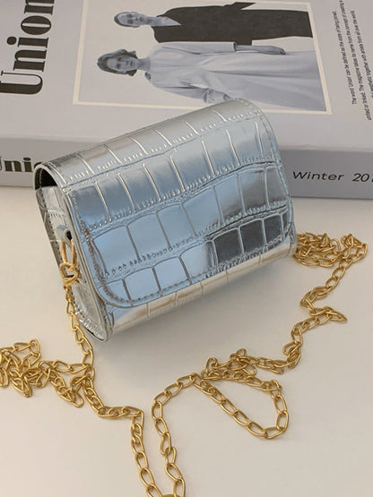 Chains Shiny Split-Joint Bags Crossbody Bags