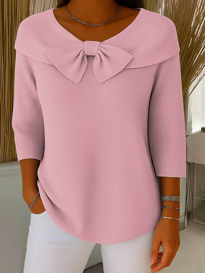 Violet™ | Sweater with Bow