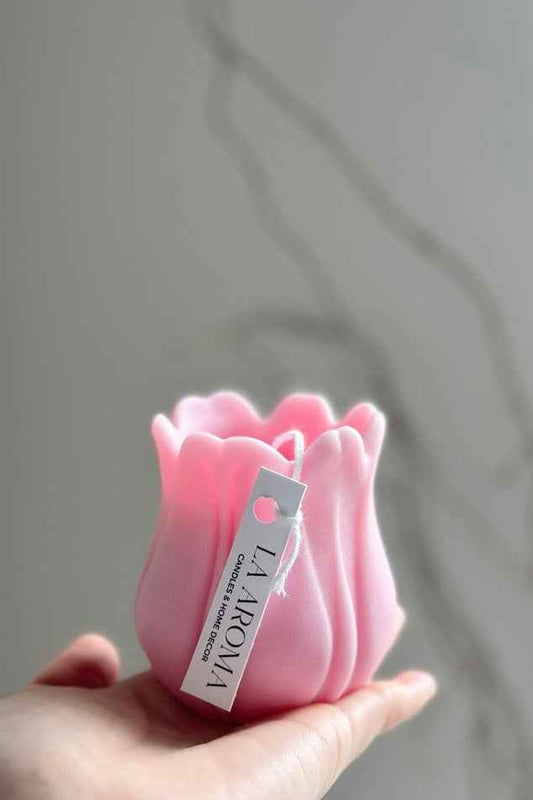 Tulip Candle, Set of 2