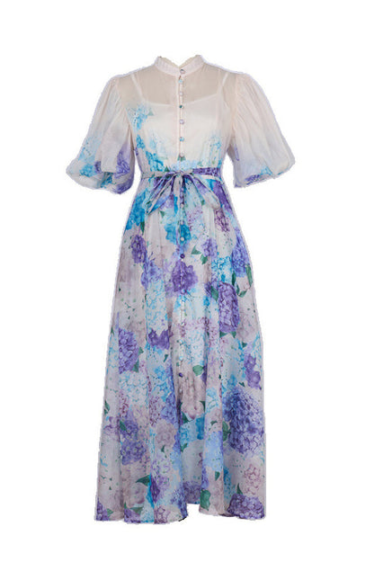 Denise Floral Print Midi Dress