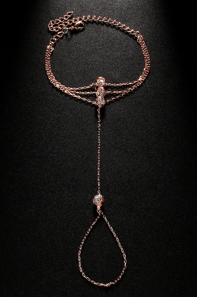 Diamond Cascade Hand Chain