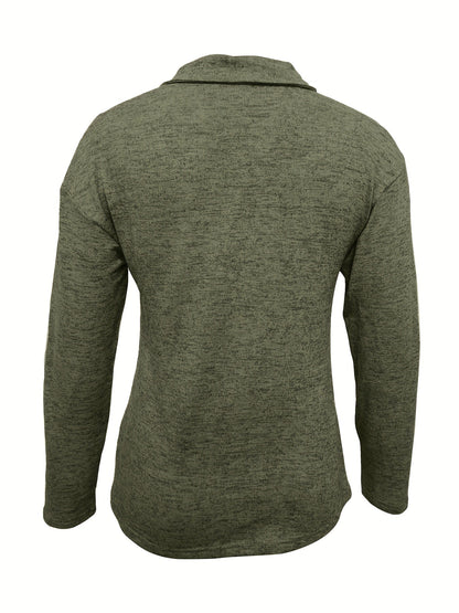 Quinn | Women's Half Zip Pullover Long Sleeve Casual Top