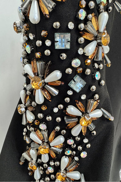 Abigail Embellished V-Neck Maxi Dress