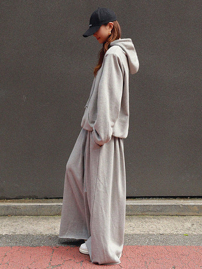 Solid Color Wide Pants Wide Leg Pants Casual Pants Bottoms