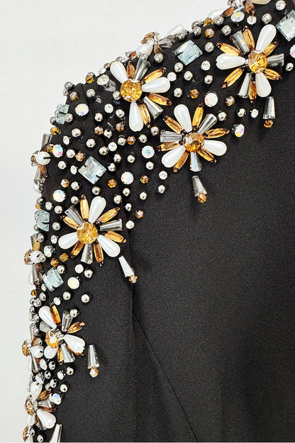 Abigail Embellished V-Neck Maxi Dress