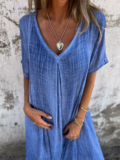 Garnet | Women's Flowy Draped Maxi Dress Cocktail