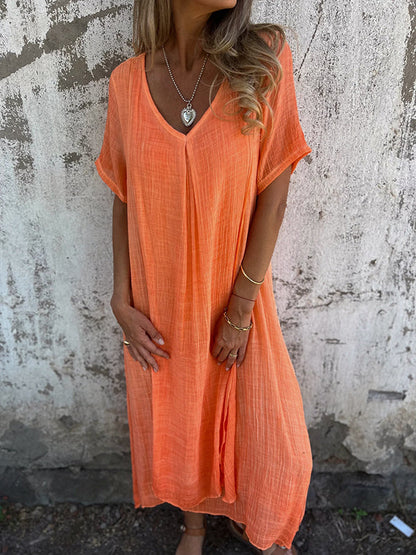 Garnet | Women's Flowy Draped Maxi Dress Cocktail