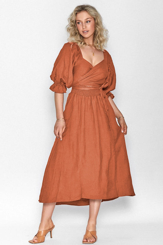 Call It Love Two Way Dress Orange