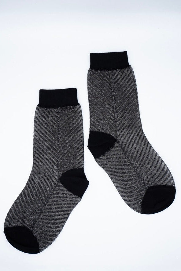 Silver Fir Sheer Socks
