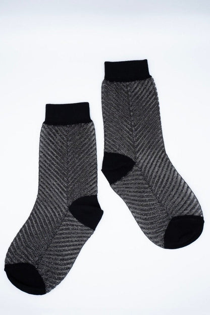 Silver Fir Sheer Socks