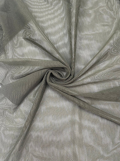 Long Sleeves Solid Color Split-Joint Round-Neck Inner Shirts + A-Line Bowknot Midi Dresses Two Pieces Set