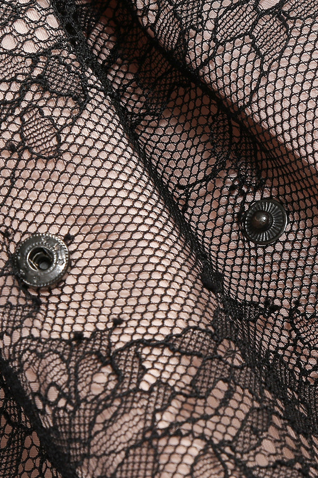 Elizabeth Strapless Lace Puff Dress