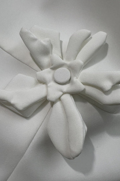 Bertina Floral Applique Mini Dress