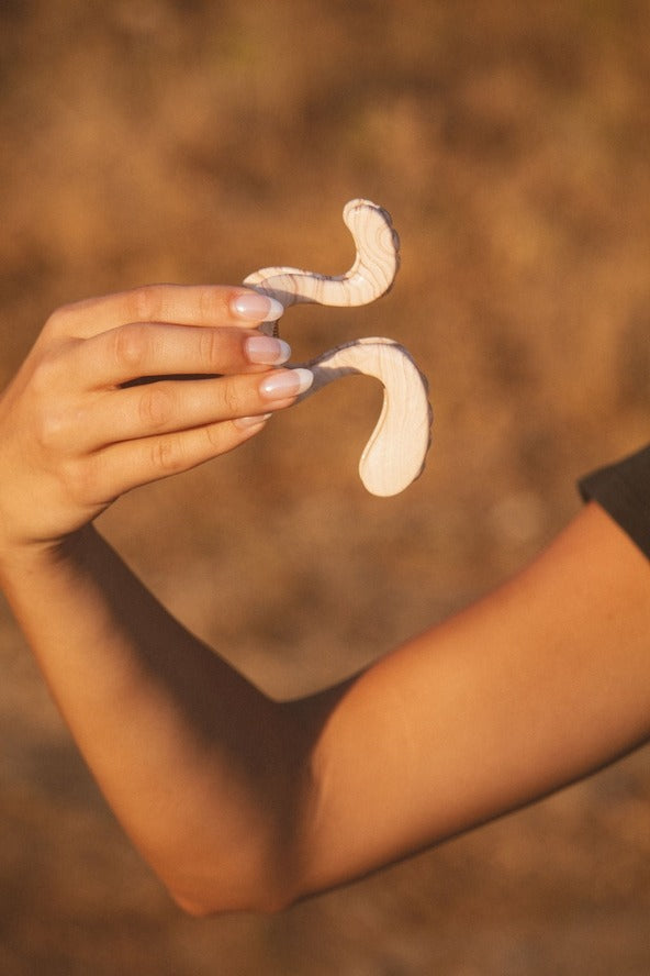 Swirly Fall Claw Clip