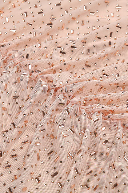 Crystal Embellished Cut Out Gown