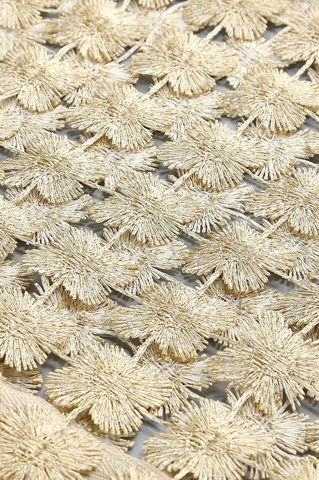 Saia Champagne Crochet Set