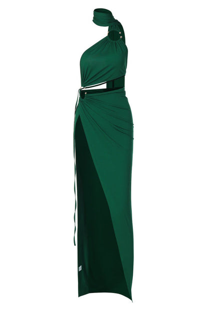 Pooh-Who Asymmetrical Cut-Out Dress
