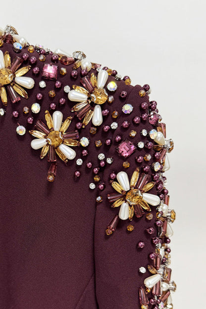 Abigail Embellished V-Neck Maxi Dress