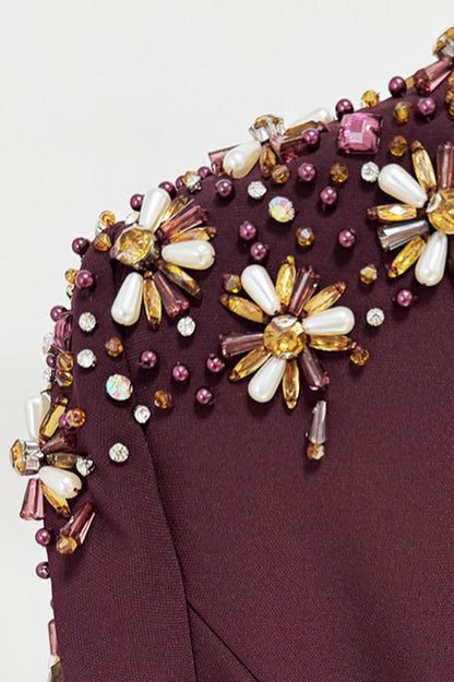 Abigail Embellished V-Neck Maxi Dress