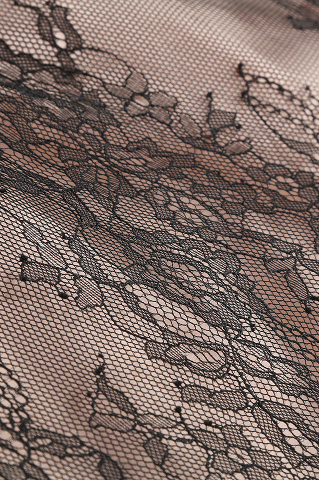 Elizabeth Strapless Lace Puff Dress