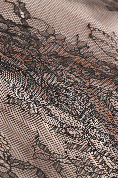 Elizabeth Strapless Lace Puff Dress