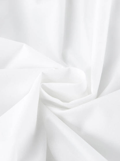 Loose Sleeveless Pleated Solid Color Split-Joint Spaghetti-Neck Midi Dresses