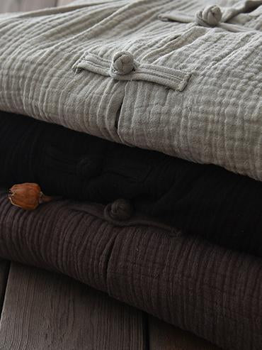 National Style Mistarious Linen Cape Coat