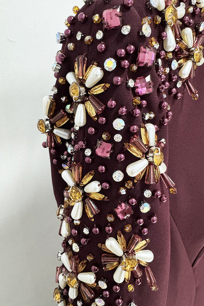 Abigail Embellished V-Neck Maxi Dress