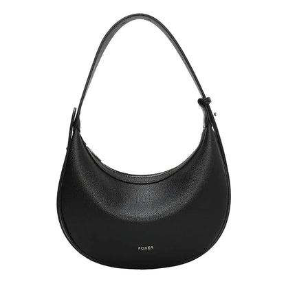Women Shoulder Bag | Leather Crescent Underarm Bag | Minimalist Crossbody Bag