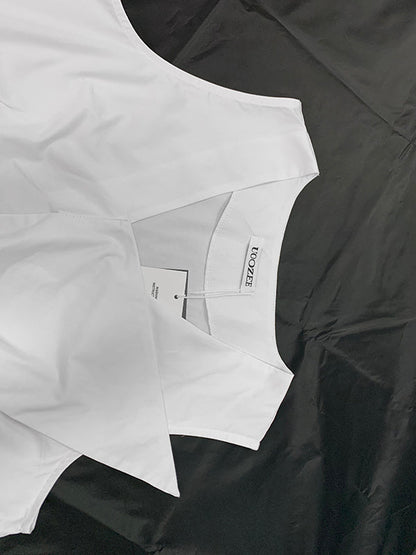 A-Line Loose Knot Solid Color V-Neck Vest Top