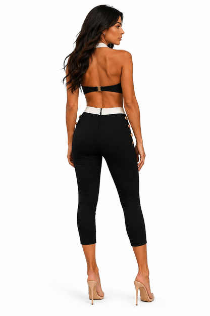 CINDY CHECKMATE TUXEDO SET