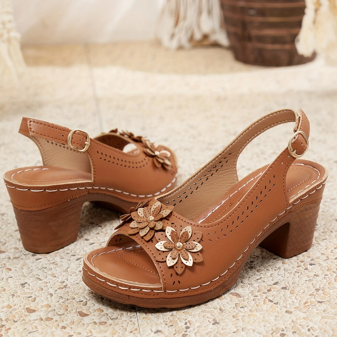 Rosewood | Women's Adjustable Ankle Strap Sandals