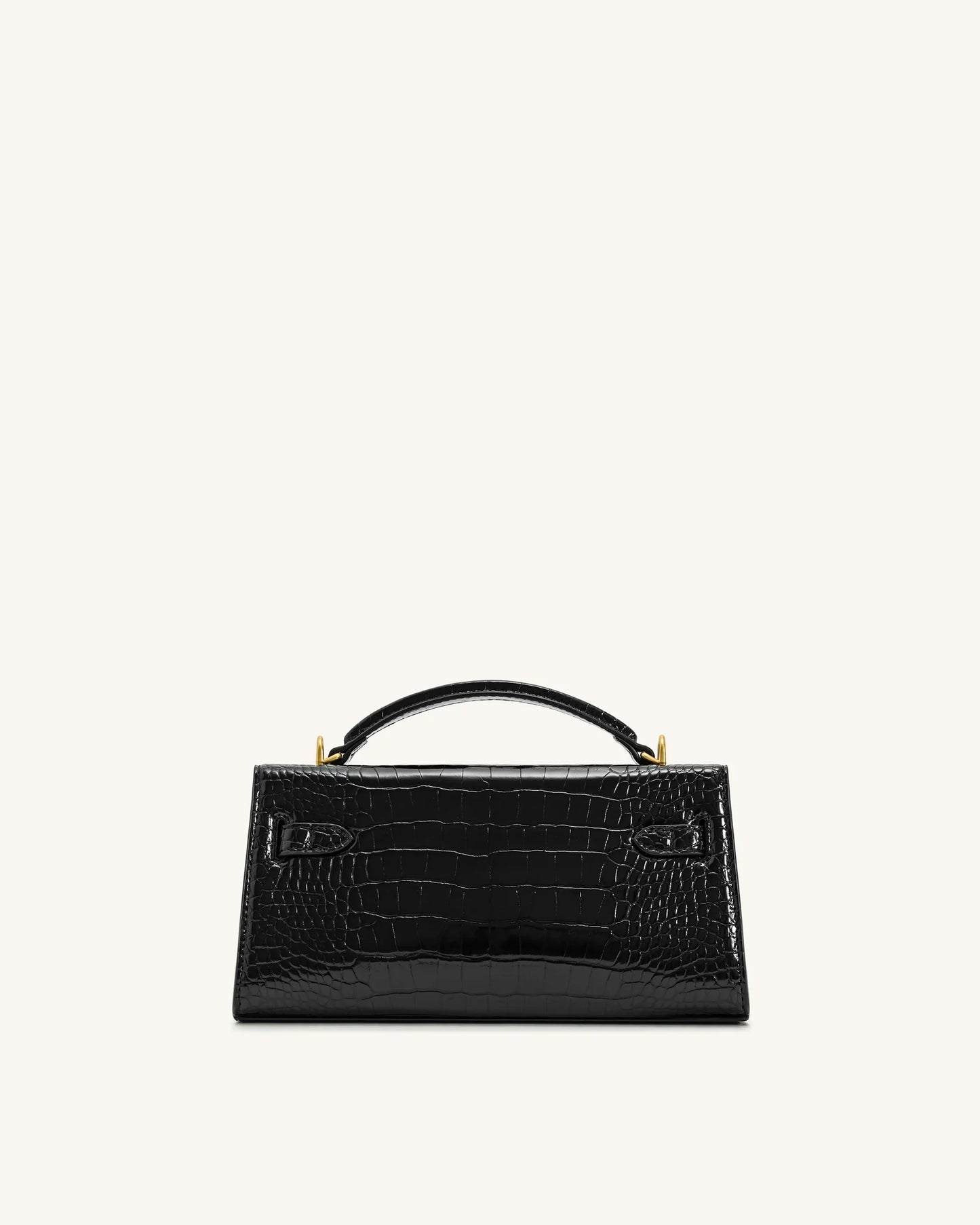 Women Leather Top Handle Bag | Crocodile Pattern Handbag | Crossbody Bag