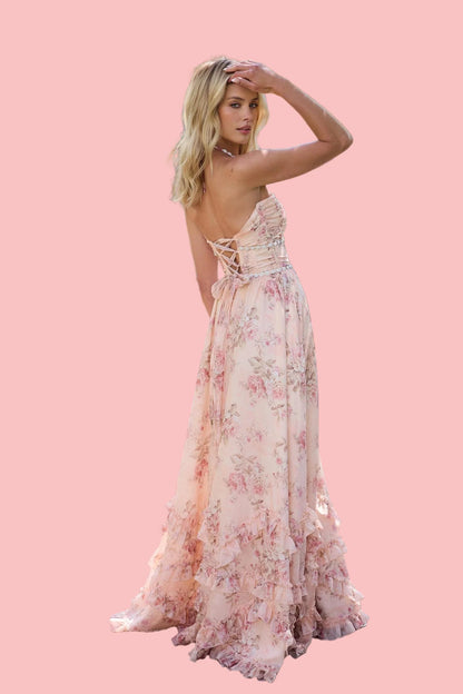 NEXT DAY DELIVERY Embellished Flower Bodycon Maxi Dress