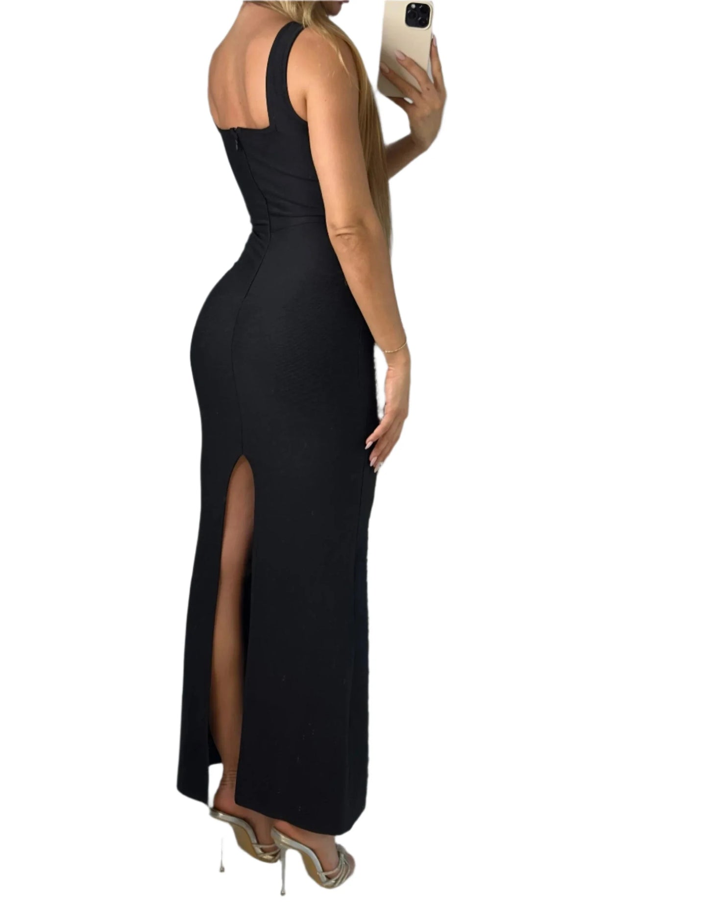 MARIANA Crystal Maxi Bandage Dress