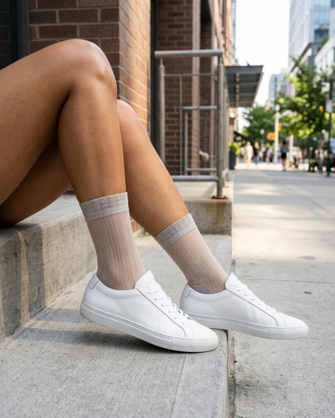 5-Pack Soft Horizon Sheer Socks