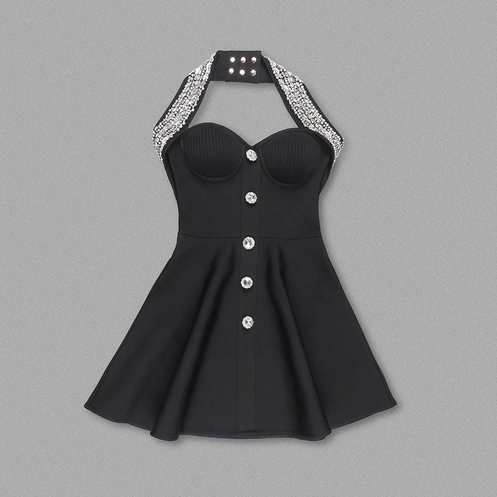 NEXT DAY DELIVERY VALENTINA Mini Bodycon Dress