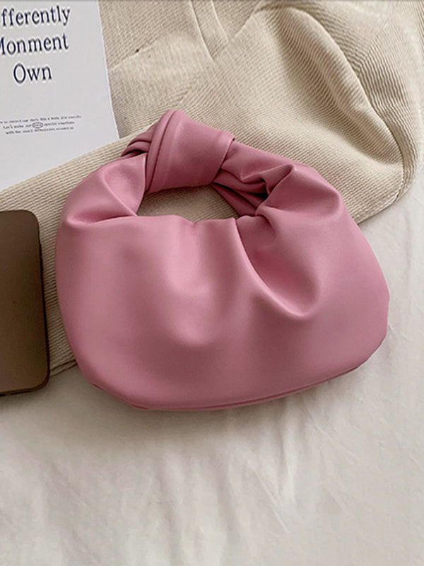 Bowknot Plissee Einfarbig Handtaschen Zubehör 