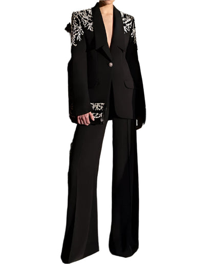 FABIOLA Crystals Bodycon Suit