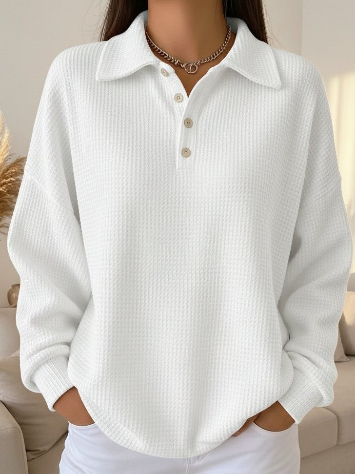 Sky™ | Textured Polo Sweater