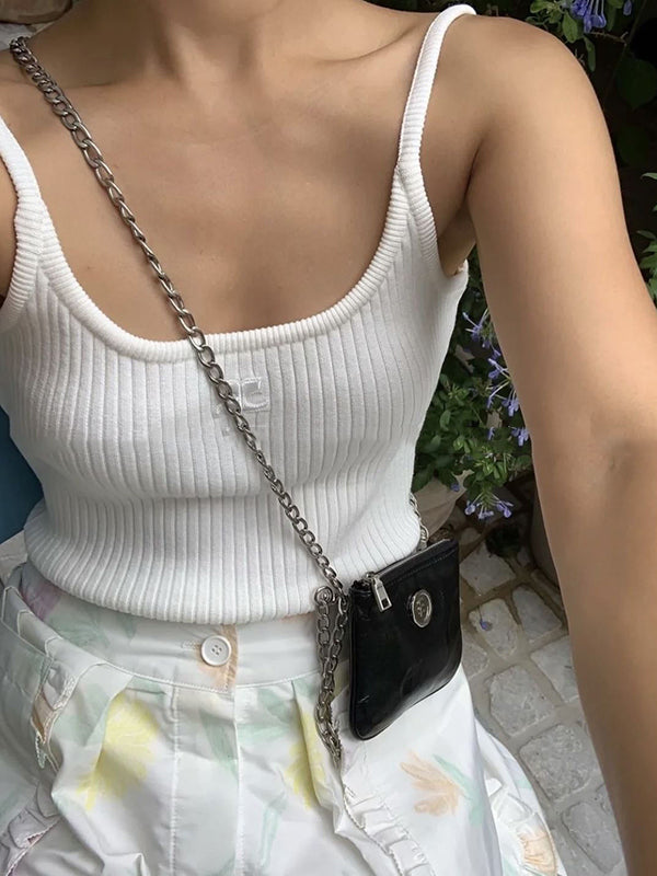 Chains Shiny Split-Joint Bags Accessories Crossbody Bags