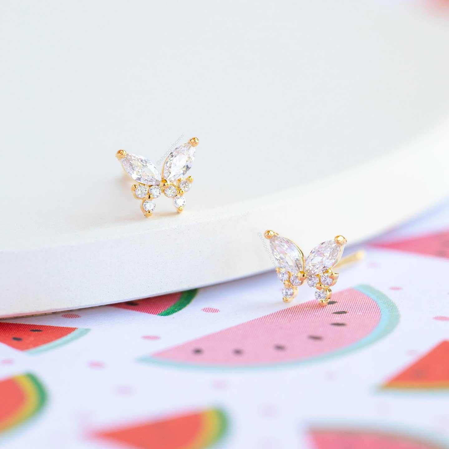 Remember Me Butterfly Studs