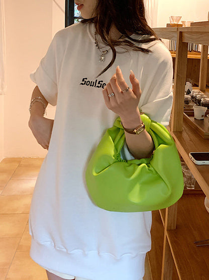 Bowknot Plissee Einfarbig Handtaschen Zubehör 