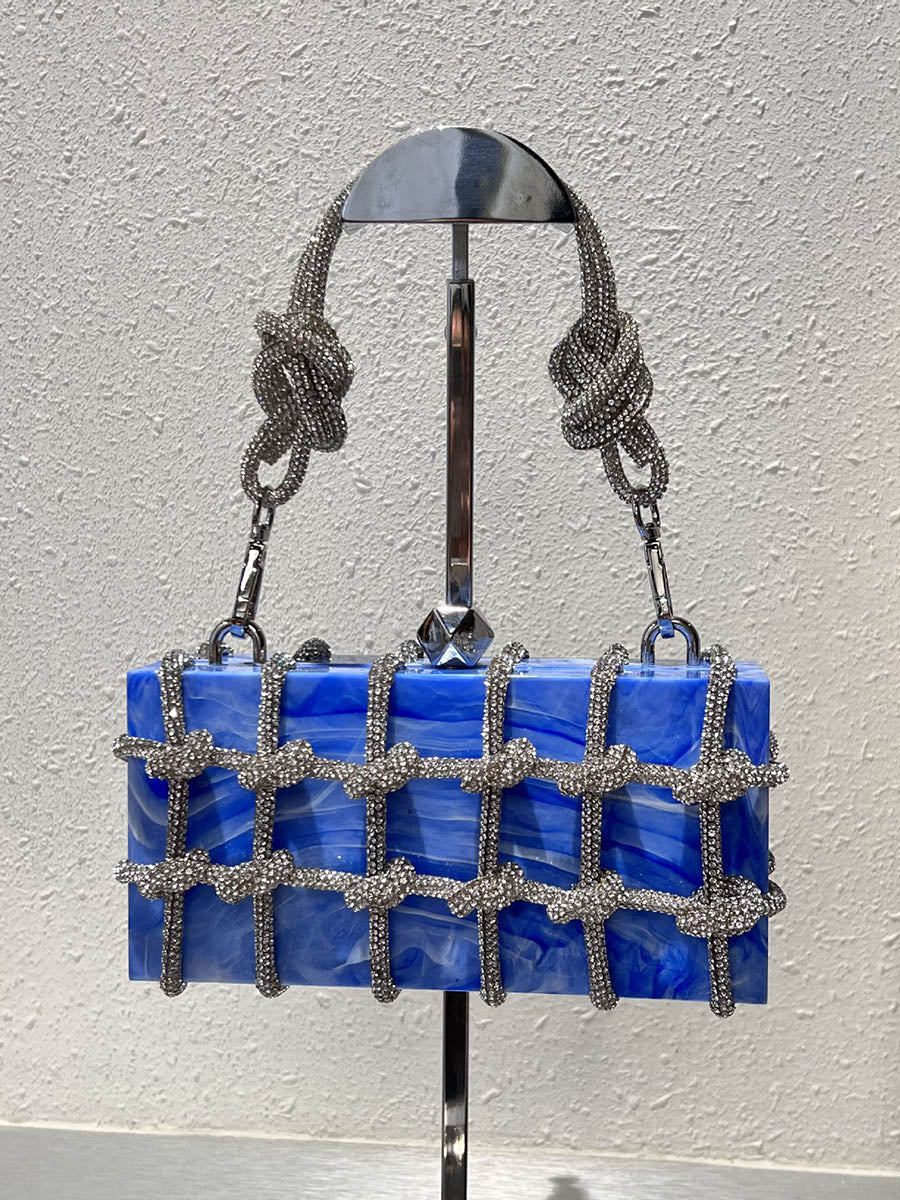 Shiny Geometric Satchels Bags