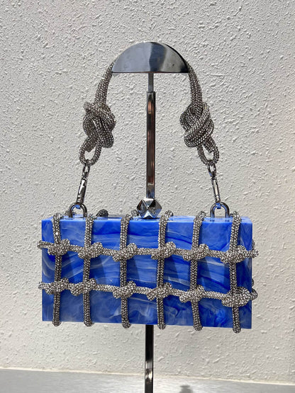Shiny Geometric Satchels Bags