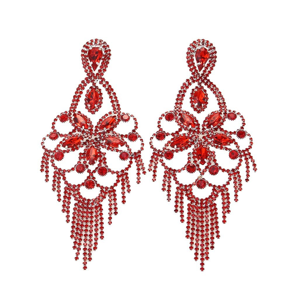 Angelica Diamante Statement Earrings