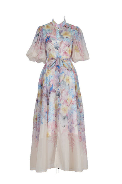 Denise Floral Print Midi Dress