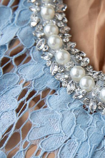 Ariana Floral Lace Sleeveless Midi Dress