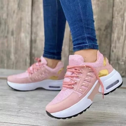 Nova | Women's Chunky Sneakers Lace Up Platform Athletic Shoes